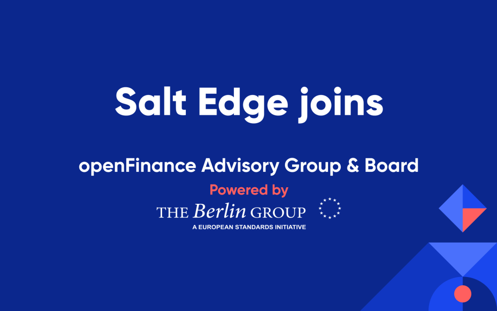 Salt Edge joins openFinance Advisory Group & Board powered by Berlin Group