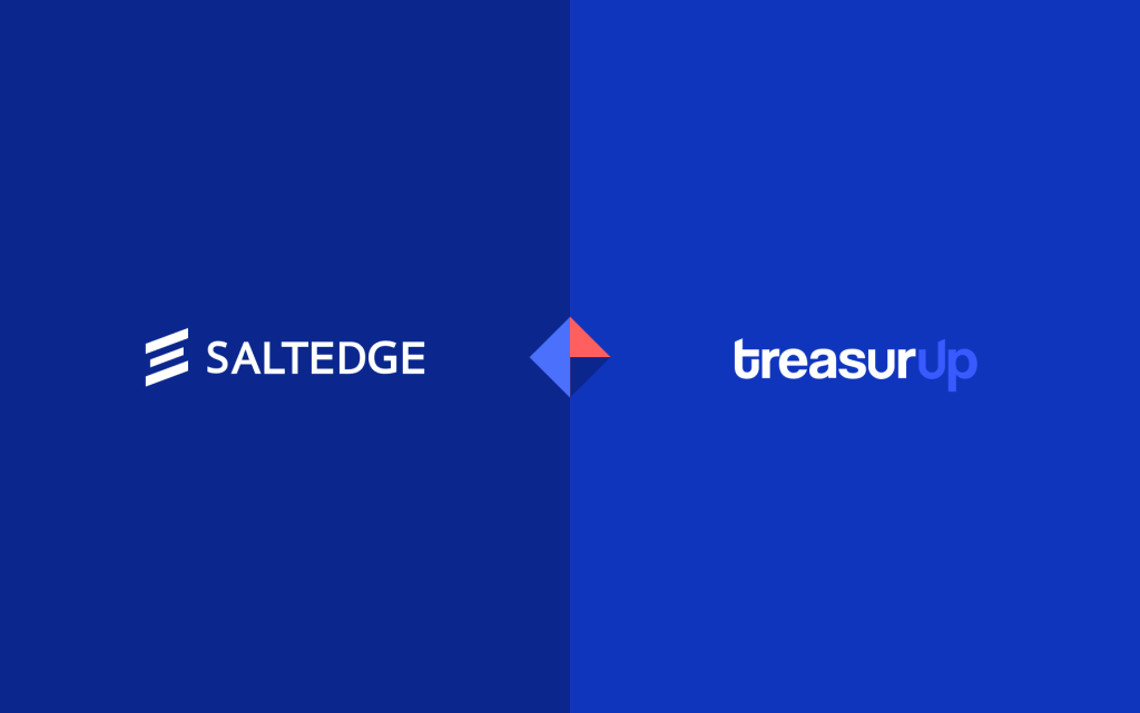 Salt Edge partnership with TreasurUp